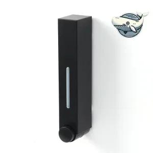 모던 스타일 실리콘 물비누 디스펜서 블랙 욕실 물비누 샴푸 린스 바디워시 리필액 용기