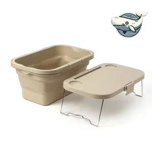 휴대용 다용도 접이식 바구니 캠핑 피크닉 폴딩바구니 접이식바구니 캠핑바구니