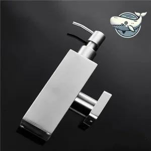 모던 디자인 욕실 비누 디스펜서 스테인리스 물비누 샴푸 린스 바디워시 리필액 용기