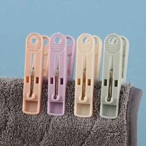 파스텔 빨래집게 논슬립 손잡이 양말 속옷 고정 집게 양말건조대 고리형빨래집게