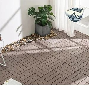 야외 테라스 바닥재 브라운 데크 타일 조립식 욕실타일 바닥재 다용도타일 현관 30cm