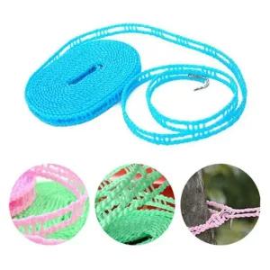 튼튼하고 편리한 두줄 어디에서나 걸수 있는 빨래줄 캠핑빨래 빨래건조끈 빨래걸이끈