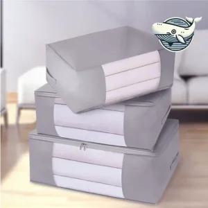 겨울 이불 정리 가방 수납팩 편리한 정리함 이불케이스 이불상자 압축 옷장정리 공간절약