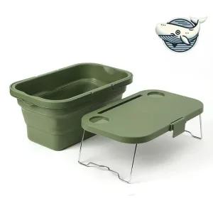 멀티 활용 접이식 바구니 캠핑 피크닉 가방 폴딩바구니 접이식바구니 캠핑바구니