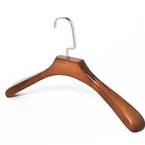 코트 백화점 우드 옷가게 옷걸이 어깨 뿔방지 중형 고급원목옷걸이 옷가게옷걸이