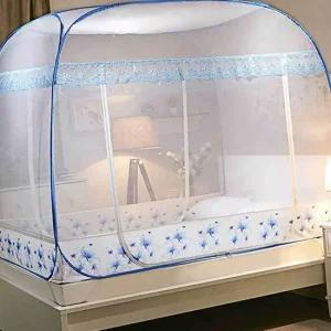 캐노피 모기장 사각 텐트 원터치 접이식 120x200cm 텐트모기장 원터치모기장 침대모기장