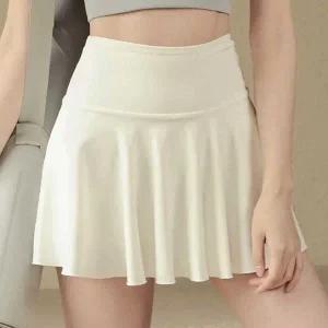 [하프클럽/]플레어 테니스 스커트 여성 골프 치마 속바지 내장형