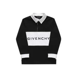 GIVENCHY H25466 09B 투톤 로고 프린트 폴로 주니어 긴팔티 1515116