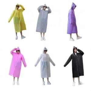 [하프클럽/]커플용 프리미엄 두꺼운 에바소재비옷 레인코트 다회용 비옷 트