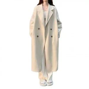 [하프클럽/]모직 신규 동절기외투 재킷 루즈핏 롱코트 점퍼 프리미엄 여성