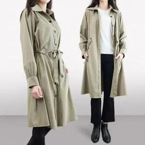 [하프클럽/]걸스 세미정장 F/W 칼라 모던롱기장 트렌치 상의자켓 트렌치원피