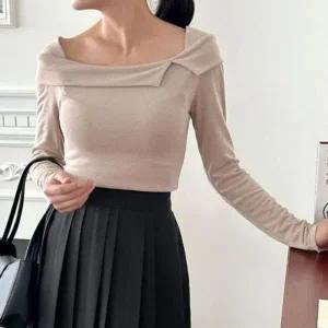 [하프클럽/]노멀 레이디스 티 숄더리스올데이 레이디 티셔츠 장팔 티