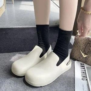 [RGK7P320]여자 편한 외출 슈즈 고무 신발 슬리퍼 샌들