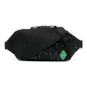 A COLD WALL 로고 프린트 벨트백 - 블랙 ACWUG091BLACK 270353