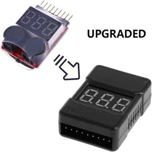 LED 디스플레이 듀얼 알람 부저 저전압 검사기 RC 드론 자동차 보트 헬리콥터 모델 호환용 BX100 Lipo 배터