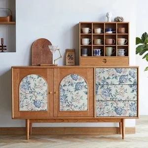 [RGKL4R4S]꽃무늬벽지스티커 가구리폼 시트지 40cmX3m RFT