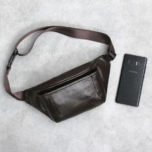 [RG27PP25]5020 블루마운트 소가죽 남성 힙색 허리색