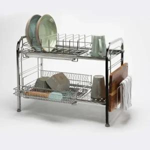 [RG5LPNQ7]너비조절 싱크대선반 그릇수납정리대