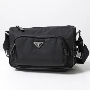 PRADA  25FW 미디움 리나일론 및 사피아노 가죽 숄더백  2VH192 VOOO 2DMG F0002)