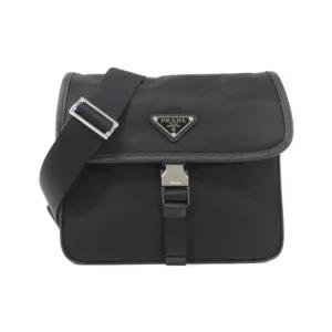 PRADA  25FW 리나일론 사피아노 가죽 숄더백  2VD077 2DMH F0002)