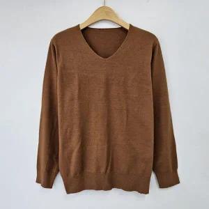 [하프클럽/] 굿즈브이루즈니트티 EBS793M512 빅사이즈