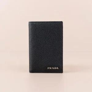 비텔로 메탈로고 플랩 카드지갑 블랙 2MC101 2CGS F0002