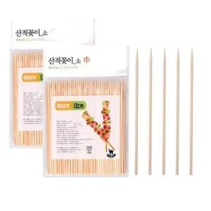 [RG5N9R37]산적꽂이 소 12cm 100P 나무꽂이