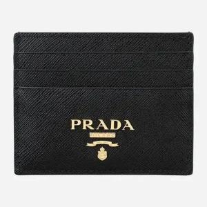 병행)  5F 1MC025 QWA F0002 사피아노 금장 로고 카드 케이스 블랙 1485324