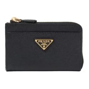 271101 PRADA 25FW 사피아노 키체인 카드 지갑  1PP122 QHH F0002)