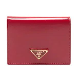 여성용 페이던트 가죽 반지갑 1MV204 069 F0E06 레드 270126 1136408