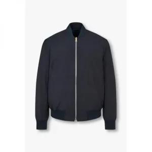 PAUL SMITH 스트라이프 트림 리버서블 봄버 자켓_다크 네이비 5715117001