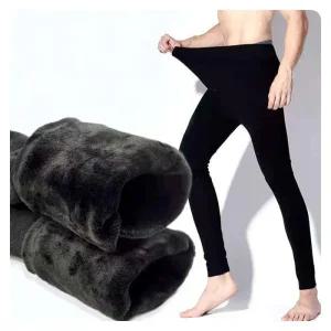 [라일리여성의류] Rly MY-M 남성용 기모융털타이즈(블랙)