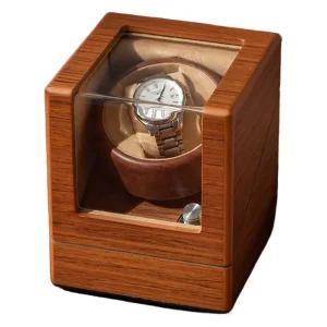 엔틱 원목 손목시계 1구 기계식 와치와인더 시계거치대