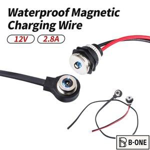 2.8A 12V 회로 자기 충전 커넥터 케이블 방수 남성 여성 웨어러블 Deivce에 대 한 안티 짧은 머리 날짜 와