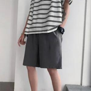 [라일리의류] Rly 반바지 팬츠 솔리드 무지 남성 여름 기본 스타일