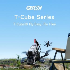 GEPRC T-Cube18 아날로그/2S HD HDZERO/HD O4 에어 유닛 쿼드콥터 소형 FPV 드론 내장 ELRS2.4G 수신기
