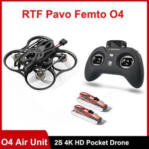 DIY RTF PNP BETAFPV Pavo Femto 2S 4K HD 포켓 드론 브러시리스 BWhoop 쿼드콥터 O4 에어 유닛 VTX LiteRa