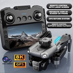전문 8K HD 듀얼 카메라 드론 SG109 MAX RC 스크린 GPS 브러시리스 장애물 회피 5G FPV 비행기 쿼드콥터
