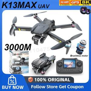 K13 MAX 드론 8K HD 듀얼 카메라 5G 전문가용 스마트 장애물 회피 FPV WIFI 브러시리스 모터 항공 쿼드콥터