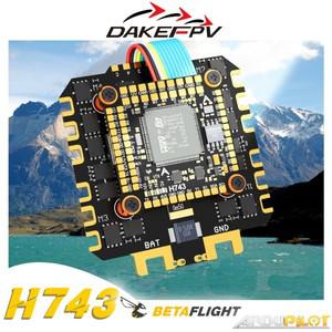 DAKEFPV H743 12S 120A 4IN1 8비트 ESC DAKE H7 비행 컨트롤러 스택 RC 드론 DIY 베타플라이트 아르두파일