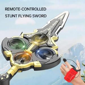플라잉 소드 RC 글라이더 쿼드콥터 시계 원격 제어  드론 모델 호환 2.4Ghz 360 ° 조명이  스턴트 EPP 항