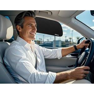 측면 창문용 2Pc 차량 창문 그늘막, 탈착식 자동차 햇빛 가리개, 정적 접착 가리개 바이저 선 조수석/운전석