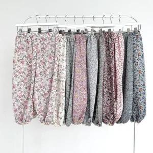 [라일리여성언더웨어] Rly 레이스 포인트 엠보 7부 인조인견 조거팬츠