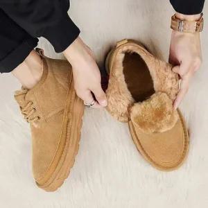 [모로엠] 남성 기모 미니멀 디자인 워커 DMC-SE-QDD436