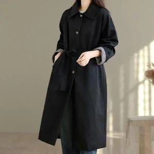 [하프클럽/셀러허브_여성트랜드패션]Rly 여성 클래식 벨트 롱코트 가을 겨울