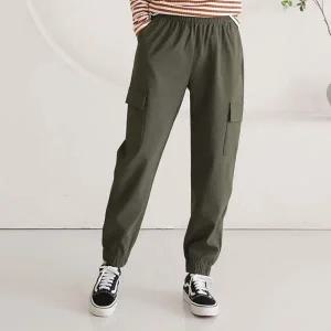 [하프클럽/셀러허브_여성트랜드패션]Rly 여성 기모안감 모노 카고 겨울 밴딩