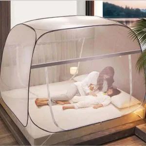 바닥 일체형 여름 모기장 원터치 텐트 패밀리 사이즈 방충망 침대모기장 원터치모기장