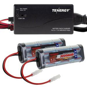 에너지 2 팩 7.2V 3000mAh 플랫 NiMH 배터리 팩, RC 자동차, 비행기용 스마트 충전기 포함