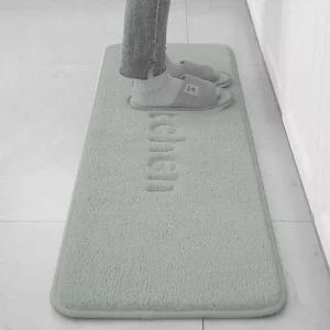 키친 극세사 메모리폼 발매트(민트그레이) 주방매트 생활용품 가정용품 생필품