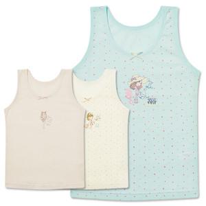 [엠알키즈]MR키즈 스케치걸 여런닝 3매입 아동런닝 아동속옷